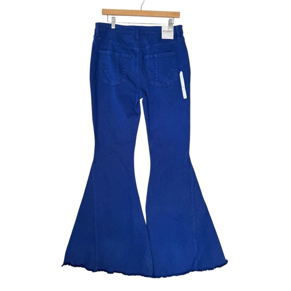 Shyanne Women Super Flared Jeans Blue Sz 32 High Waisted Western Country Cowgirl - Picture 3 of 10